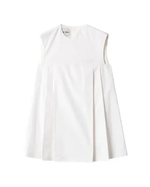 Miu Miu フレアロゴ コットン ミニドレス - サムネイル1