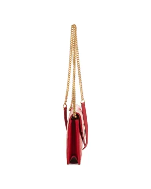 Saint Laurent Pre-Owned レッド チェーンストラップ ショルダーバッグ - サムネイル5
