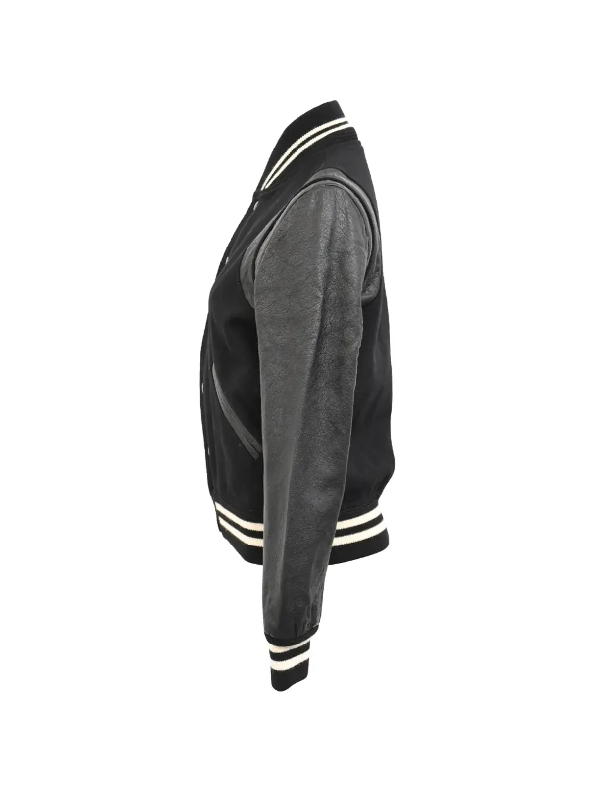 Saint Laurent Pre-Owned ストライプ柄 ブルゾン - 画像3