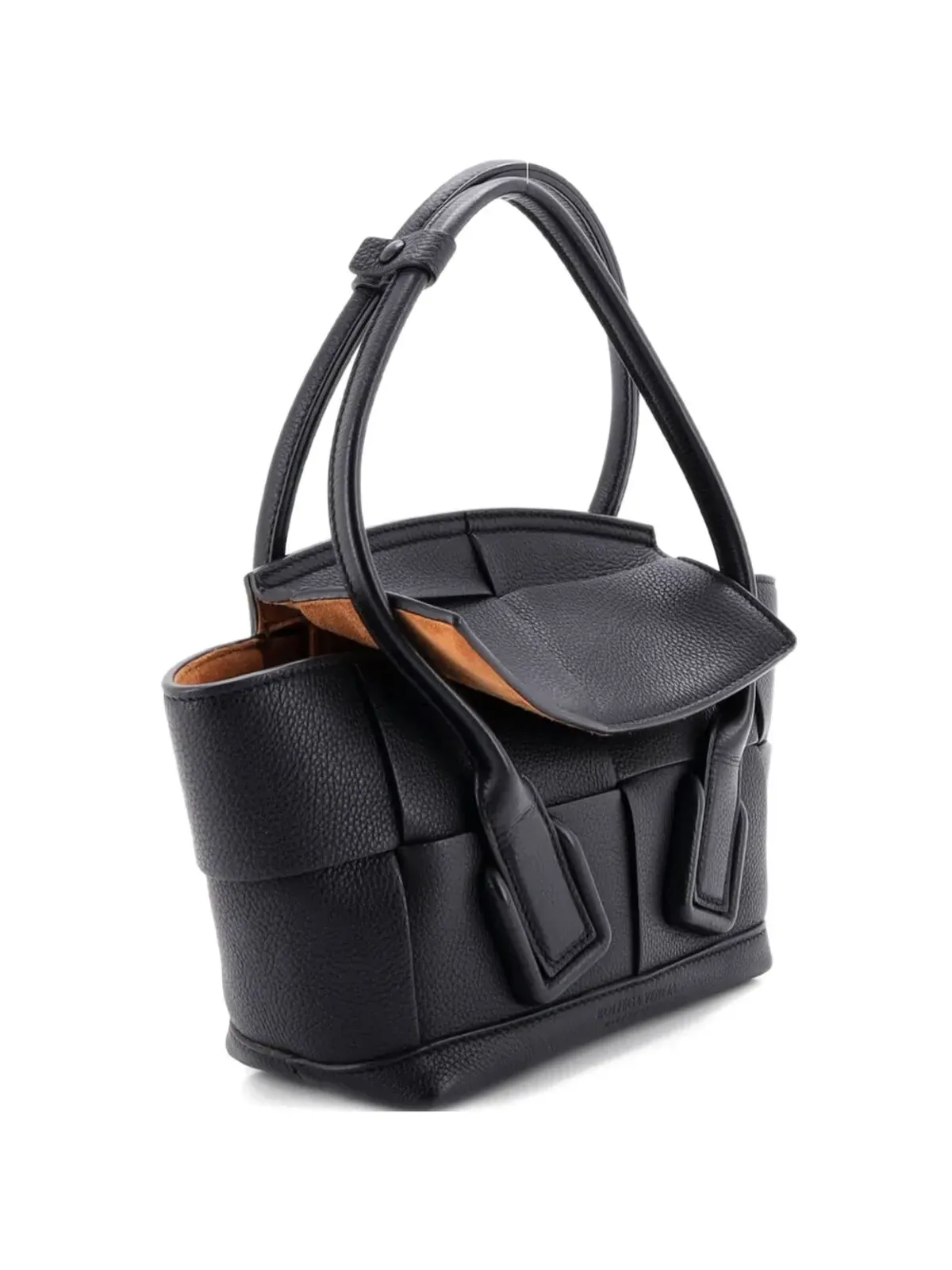 Bottega Veneta - アーコバッグ イントレチャート レザー ショルダーバッグ ビンテージ - 画像3