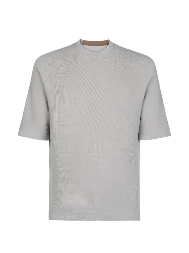 Sease Sease テクスチャード半袖Tシャツ - グレーの商品画像