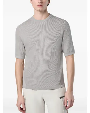 Sease テクスチャード半袖Tシャツ - グレー - サムネイル2