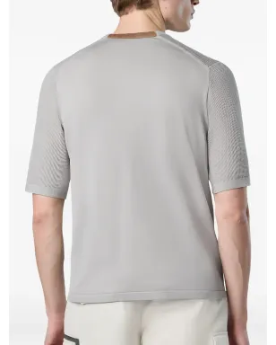 Sease テクスチャード半袖Tシャツ - グレー - サムネイル3