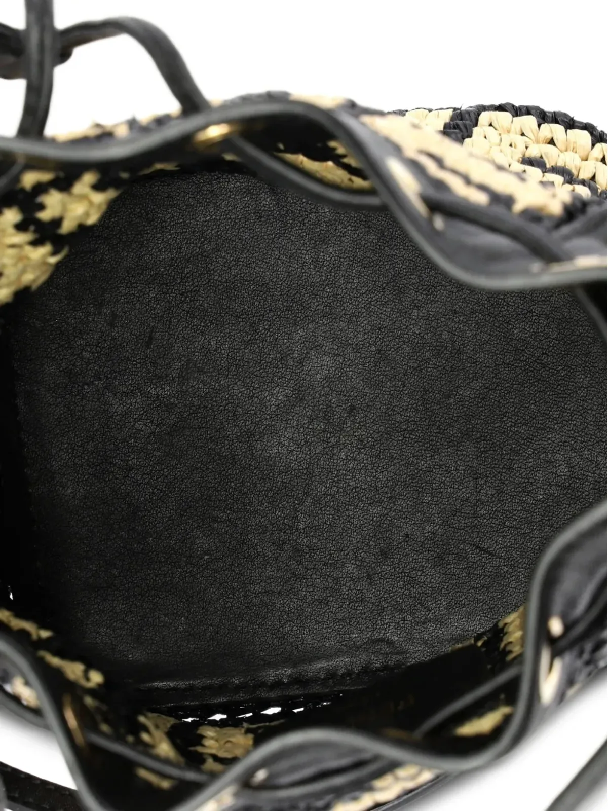 Fendi Pre-Owned モン・トレゾール ズッカ ラフィア バケットバッグ - 画像5