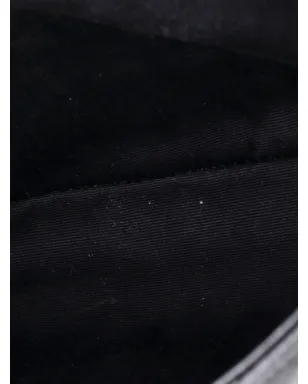 Saint Laurent Pre-Owned クラシック・モノグラム・カレッジバッグ キルテッドレザー ミディアム ショルダーバッグ - ブラック - サムネイル4