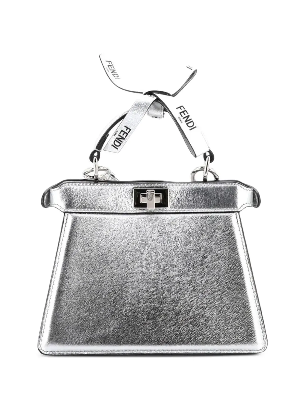 Fendi Pre-Owned x Marc Jacobs Peekaboo ISeeU バッグ レザー ペティート サッチェル - シルバー - 画像2