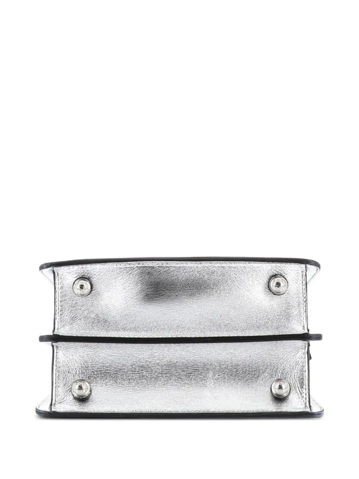 Fendi Pre-Owned x Marc Jacobs Peekaboo ISeeU バッグ レザー ペティート サッチェル - シルバー - 画像4