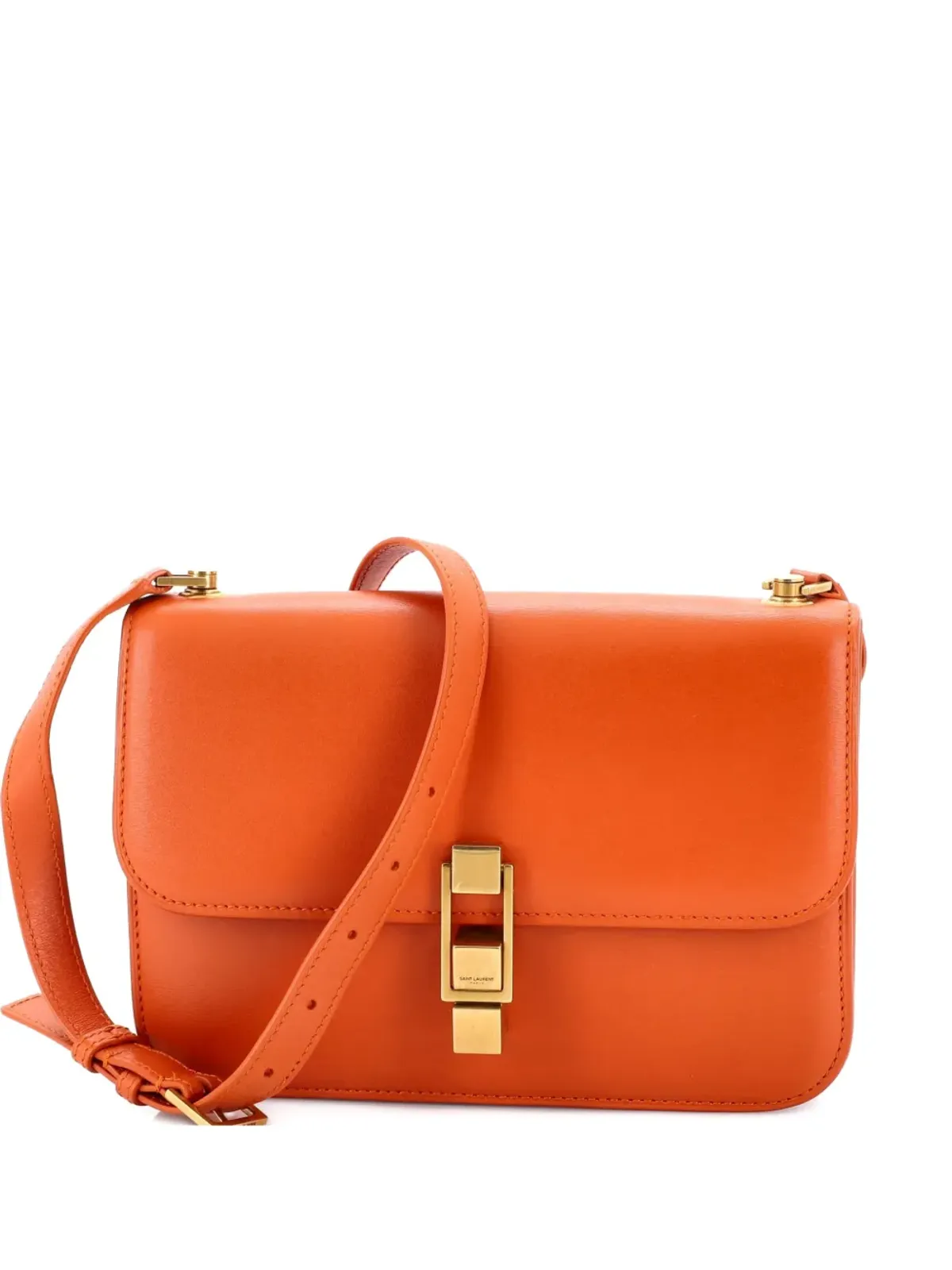 Saint Laurent Pre-Owned Carre Satchel crossbody bag - Orange - 画像1