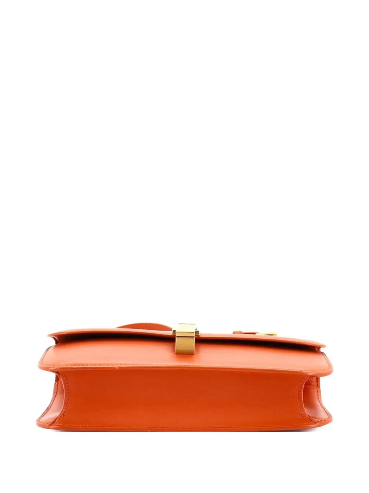 Saint Laurent Pre-Owned Carre Satchel crossbody bag - Orange - 画像4