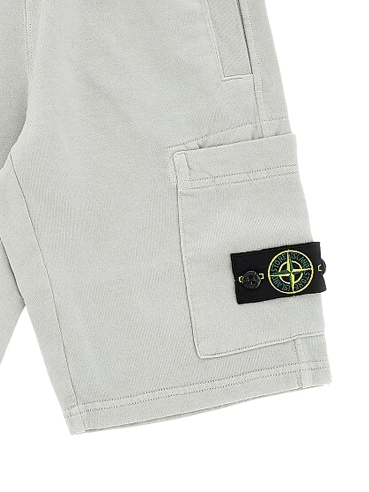 Stone Island Junior コットン トラックショーツ - 画像2