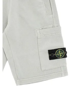 Stone Island Junior コットン トラックショーツ - サムネイル2