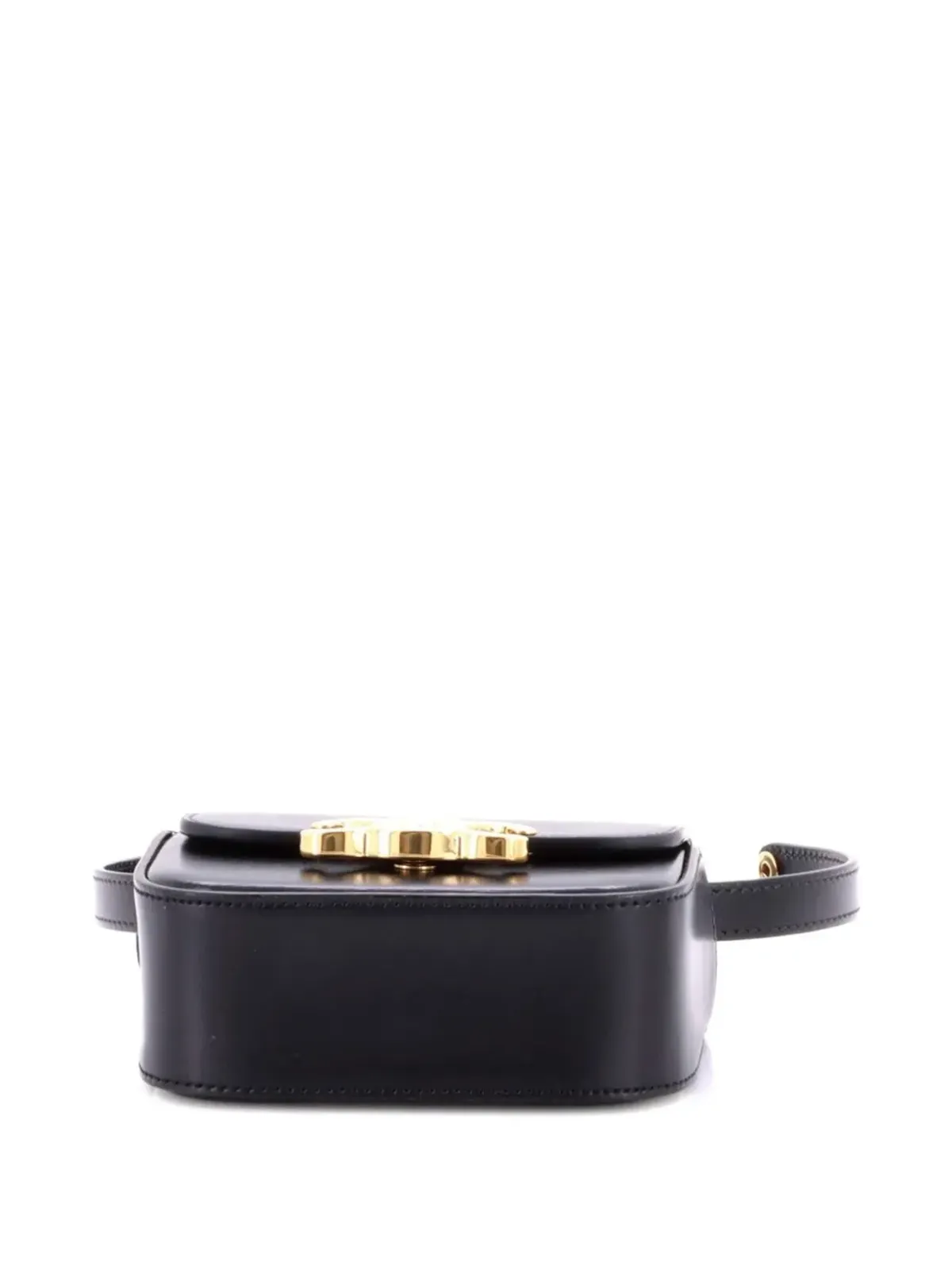 Celine Pre-Owned クロード・トリオンプ コーテッドキャンバス ショルダーバッグ - ブラック - 画像4