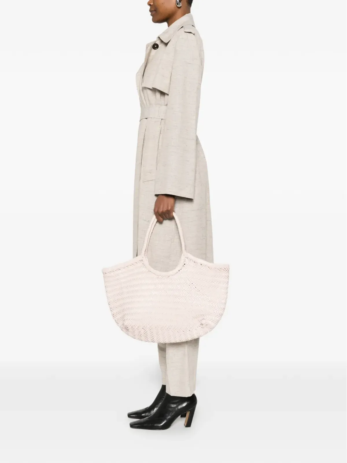 DRAGON DIFFUSION Nantucket 大きい 編み込み バスケット トートバッグ - Neutrals - 画像2