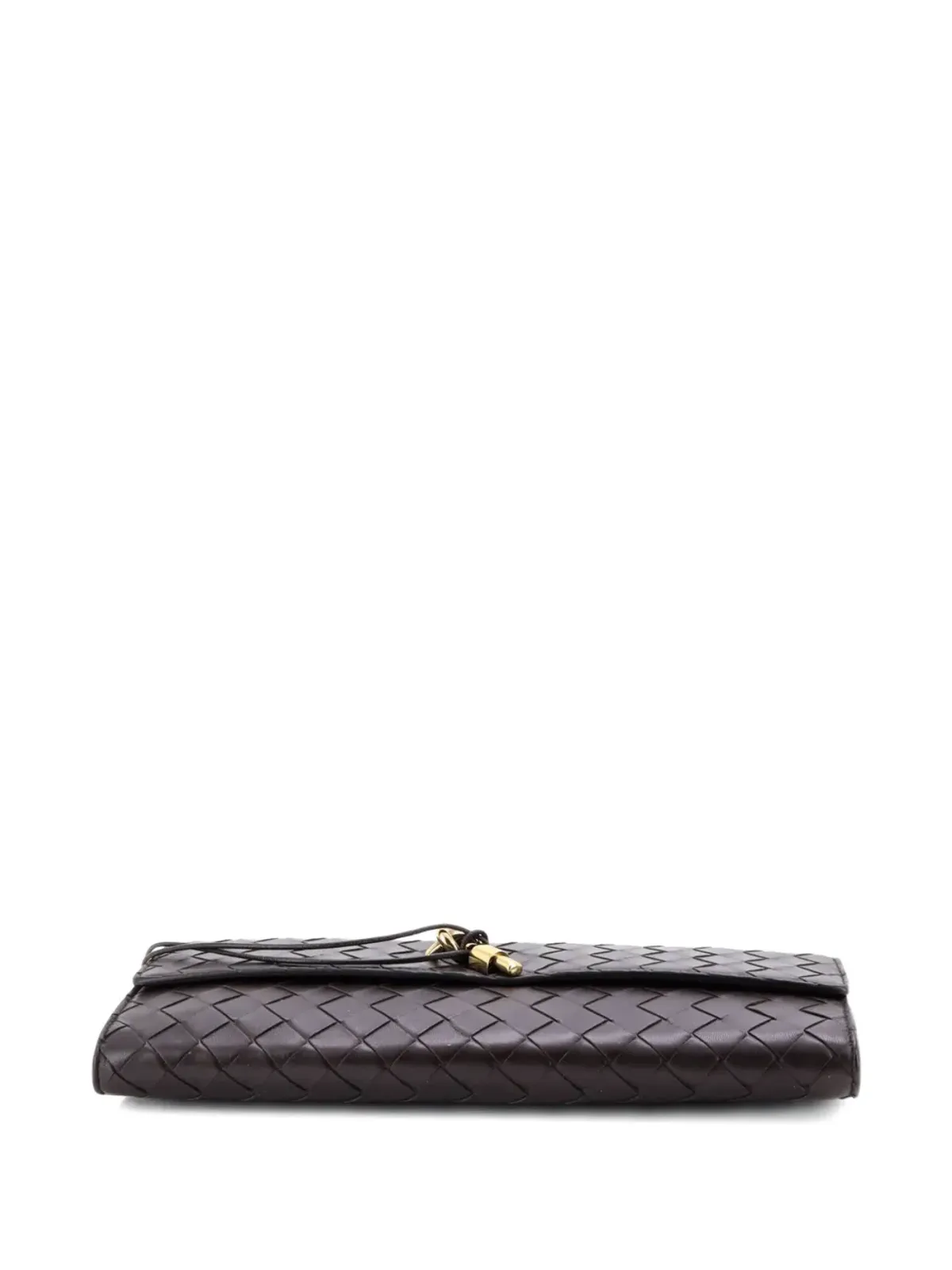 Bottega Veneta Pre-Owned Andiamo トップハンドル Intrecciato Nappa ロングクラッチバッグ - 画像4