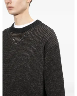 Comme des Garçons Homme チャンキーセーター ブルー - サムネイル5