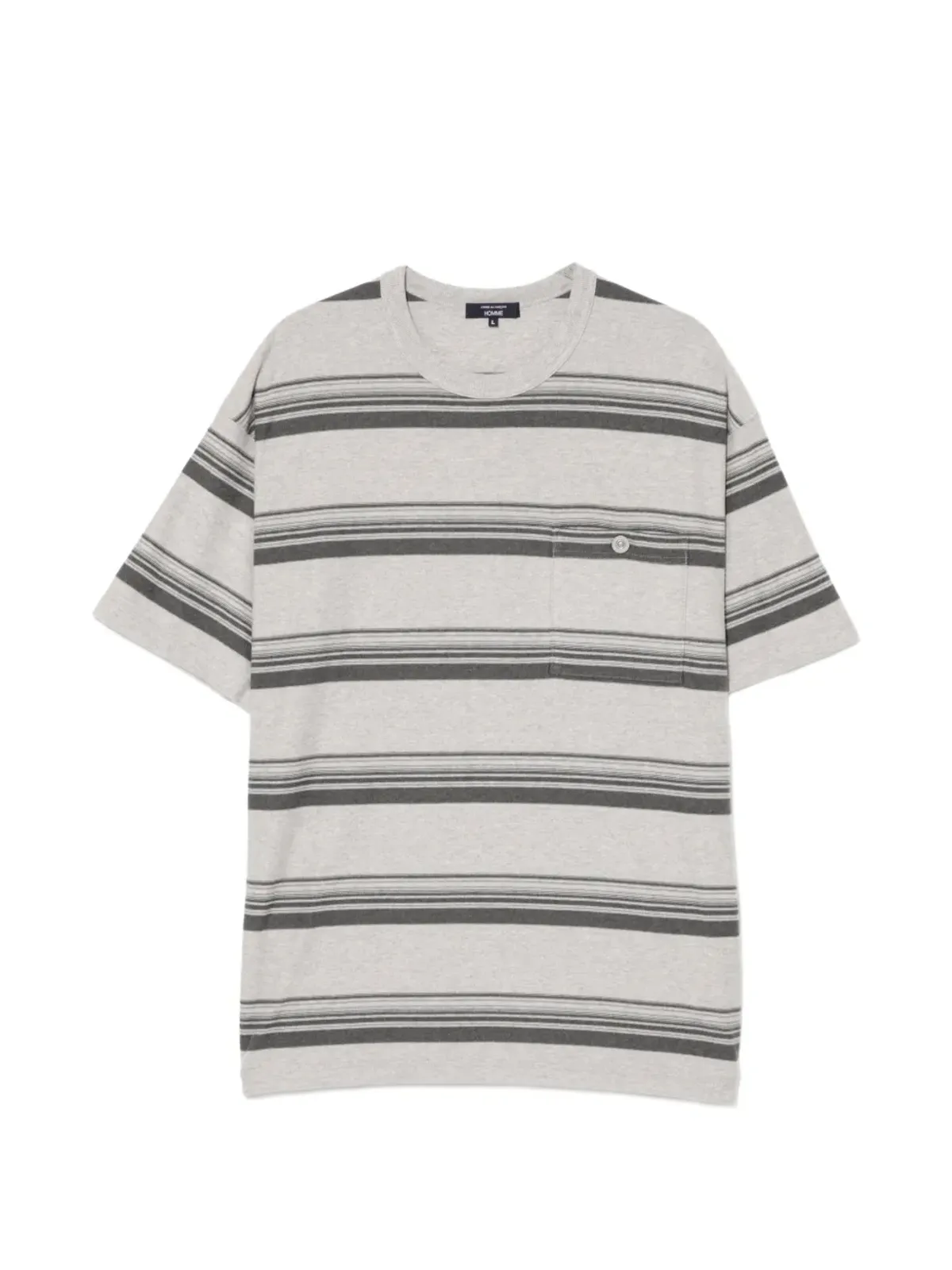 Comme des Garçons Homme ストライプTシャツ - Grey - 画像1