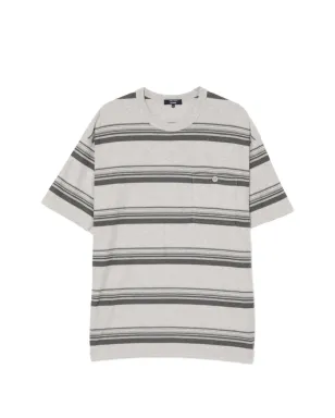 Comme des Garçons Homme ストライプTシャツ - Grey - サムネイル1