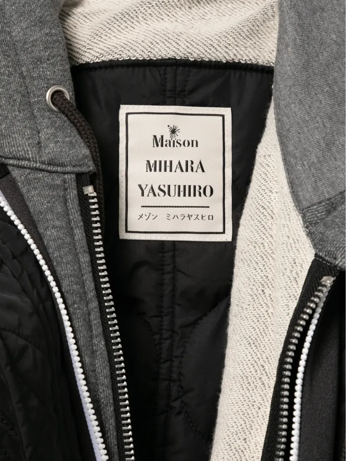 Maison MIHARA YASUHIRO レイヤードボンバージャケット - 画像3