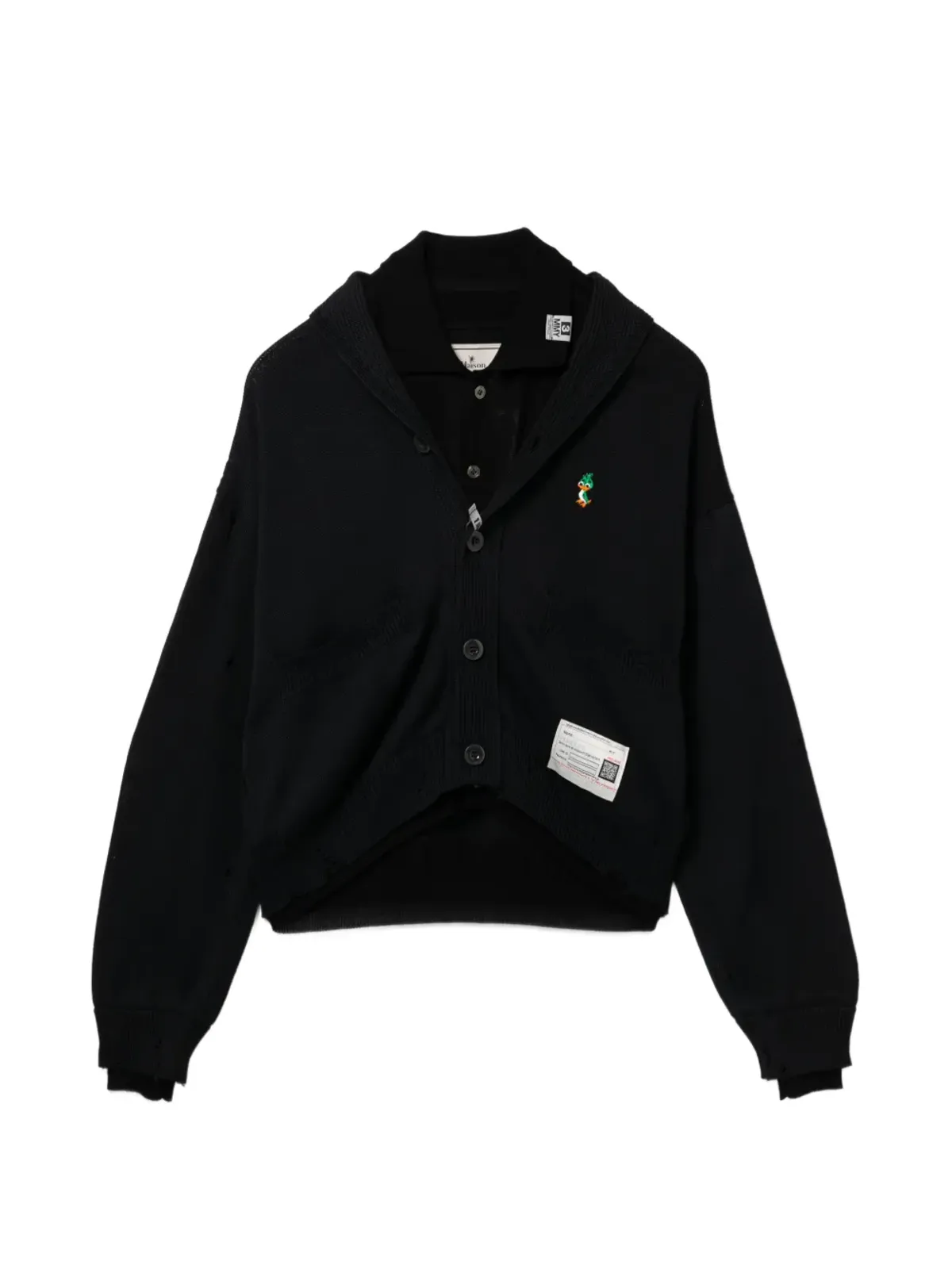 Maison MIHARA YASUHIRO レイヤードカーディガン - 画像1