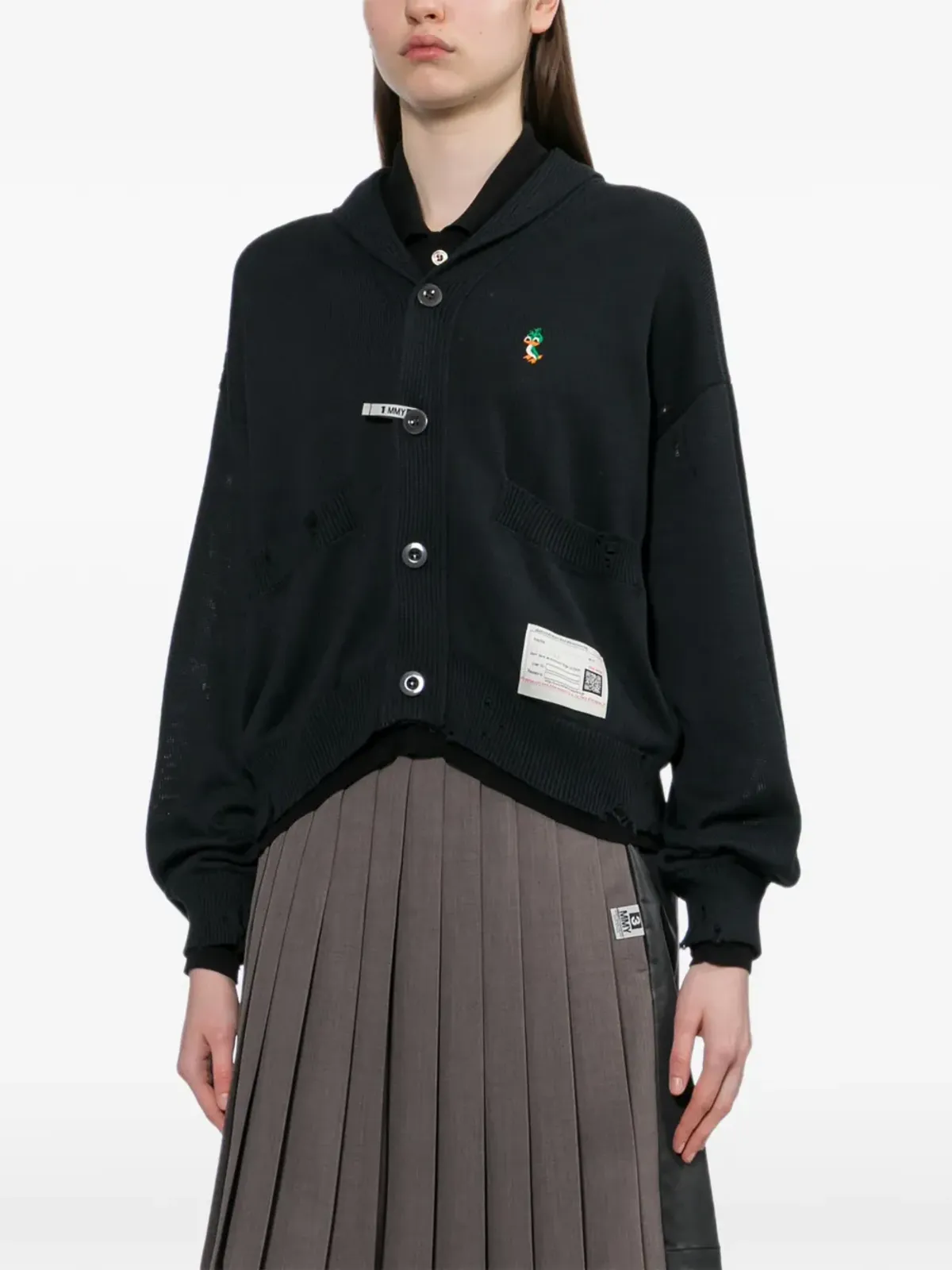 Maison MIHARA YASUHIRO レイヤードカーディガン - 画像3
