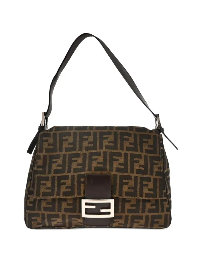 Fendi Pre-Owned Fendi ビンテージ 2000 マンマ バゲット ショルダーバッグ ブラウンの商品画像