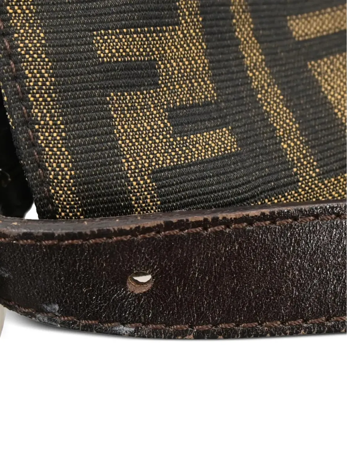 Fendi ビンテージ 2000 マンマ バゲット ショルダーバッグ ブラウン - 画像5