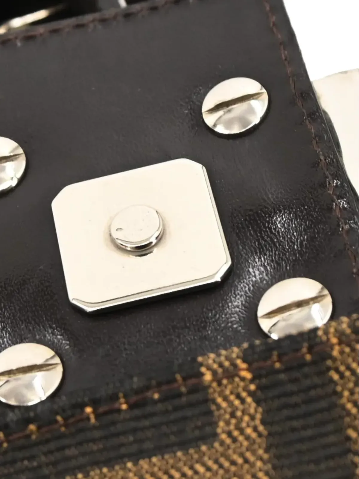 Fendi ビンテージ 2000 マンマ バゲット ショルダーバッグ ブラウン - 画像4