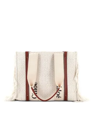 Chloé Pre-Owned ウッディフリンジ ウール トートバッグ - サムネイル1