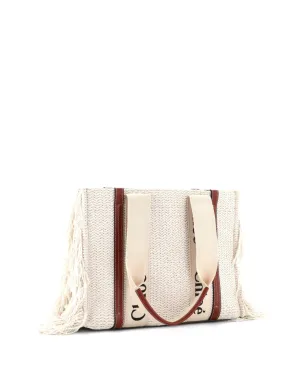 Chloé Pre-Owned ウッディフリンジ ウール トートバッグ - サムネイル3