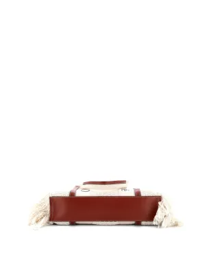 Chloé Pre-Owned ウッディフリンジ ウール トートバッグ - サムネイル4