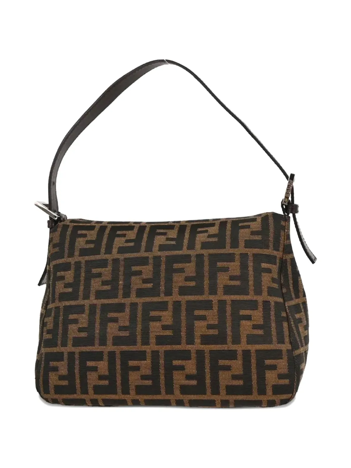 Fendi Pre-Owned Zucca-pattern ショルダーバッグ - Brown - 画像2