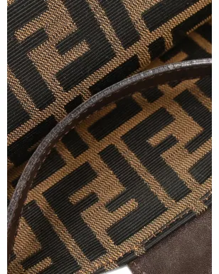 Fendi Pre-Owned Zucca-pattern ショルダーバッグ - Brown - サムネイル4