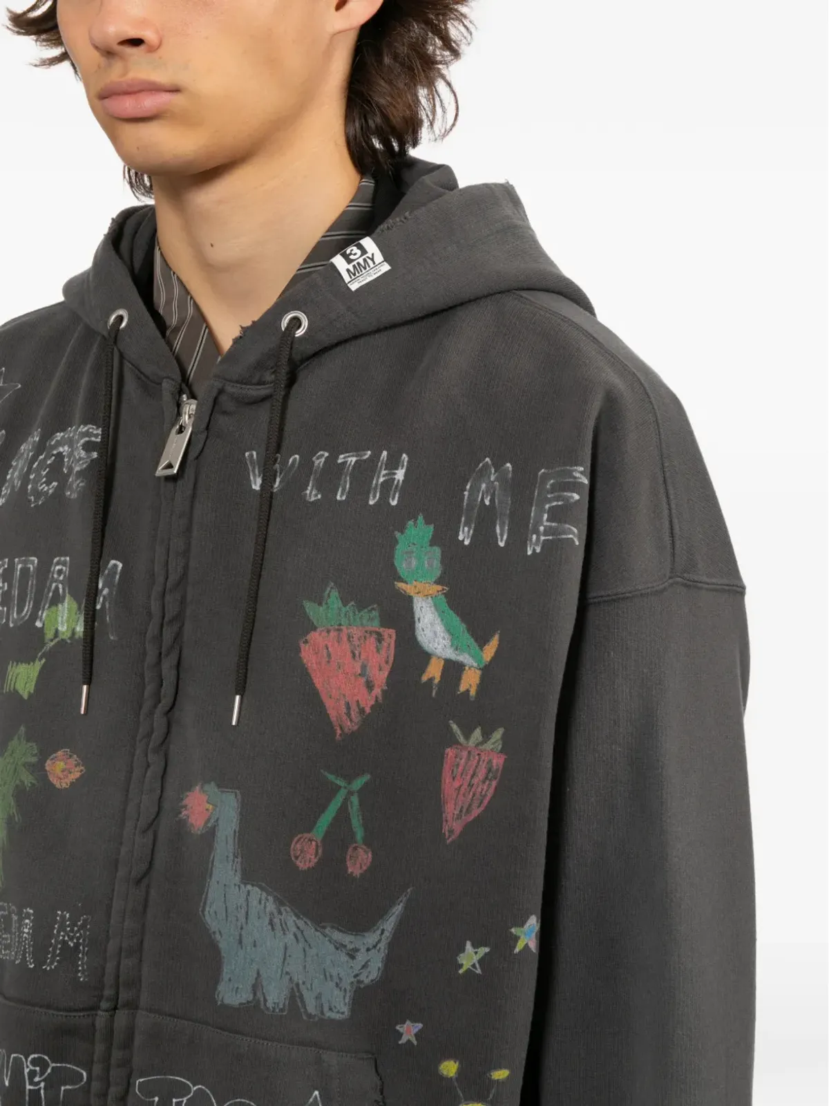 Maison MIHARA YASUHIRO キッズ ドゥードル フーディー - 画像5
