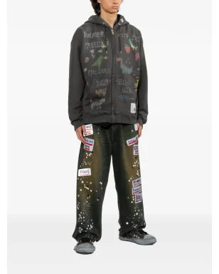 Maison MIHARA YASUHIRO キッズ ドゥードル フーディー - サムネイル2