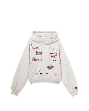 Maison MIHARA YASUHIRO エンベリッシュド・ステッカー・フーディー - サムネイル1