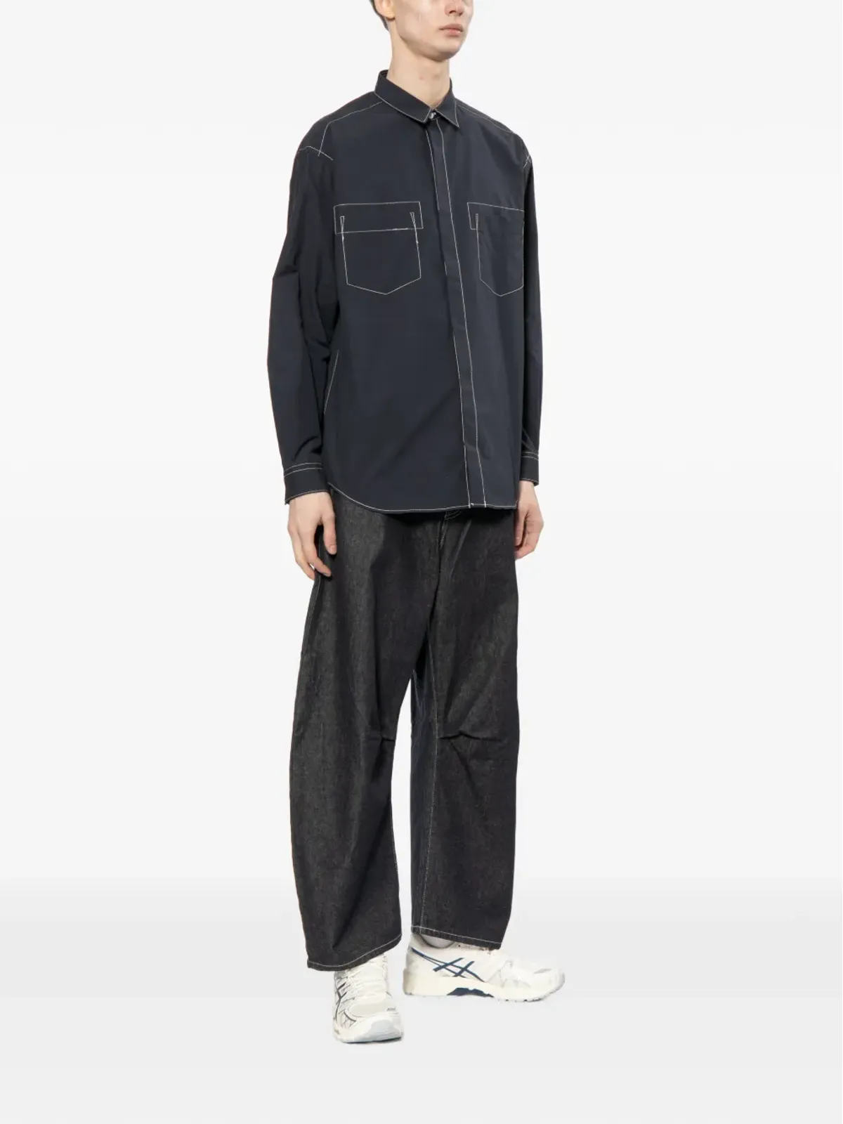 Comme des Garçons Homme ステッチシャツ - 画像2