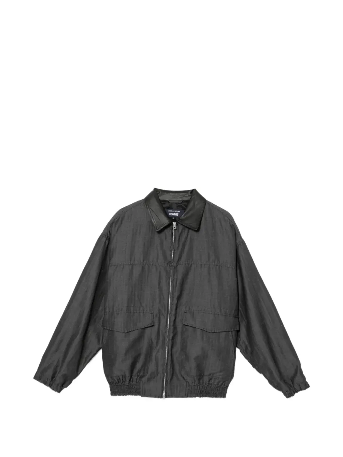 Comme des Garçons Homme レザー襟付きジャケット - 画像1