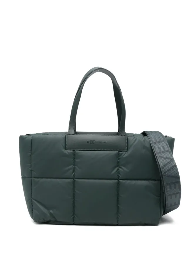 VeeCollective VeeCollective Porter Marché quilted tote bag - Greenの商品画像