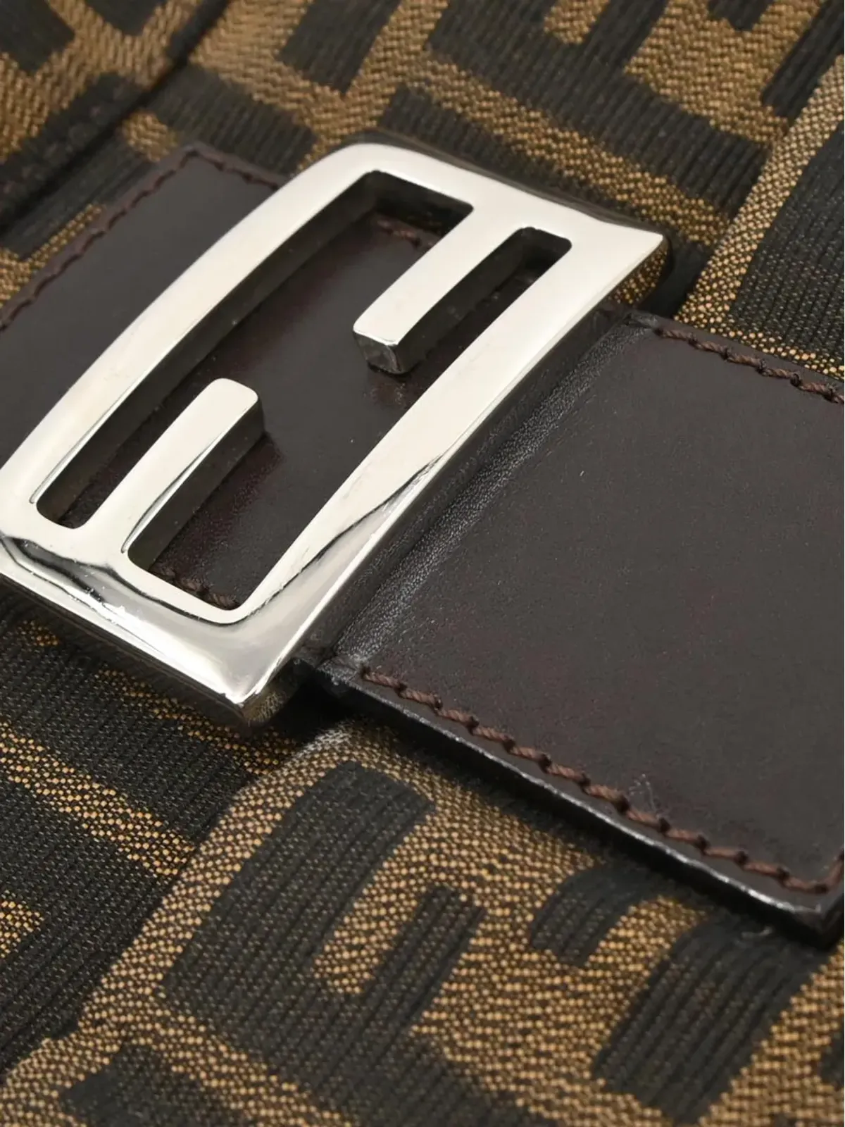 Fendi Pre-Owned 2001 Mamma Baguette ショルダーバッグ ブラウン - 画像5