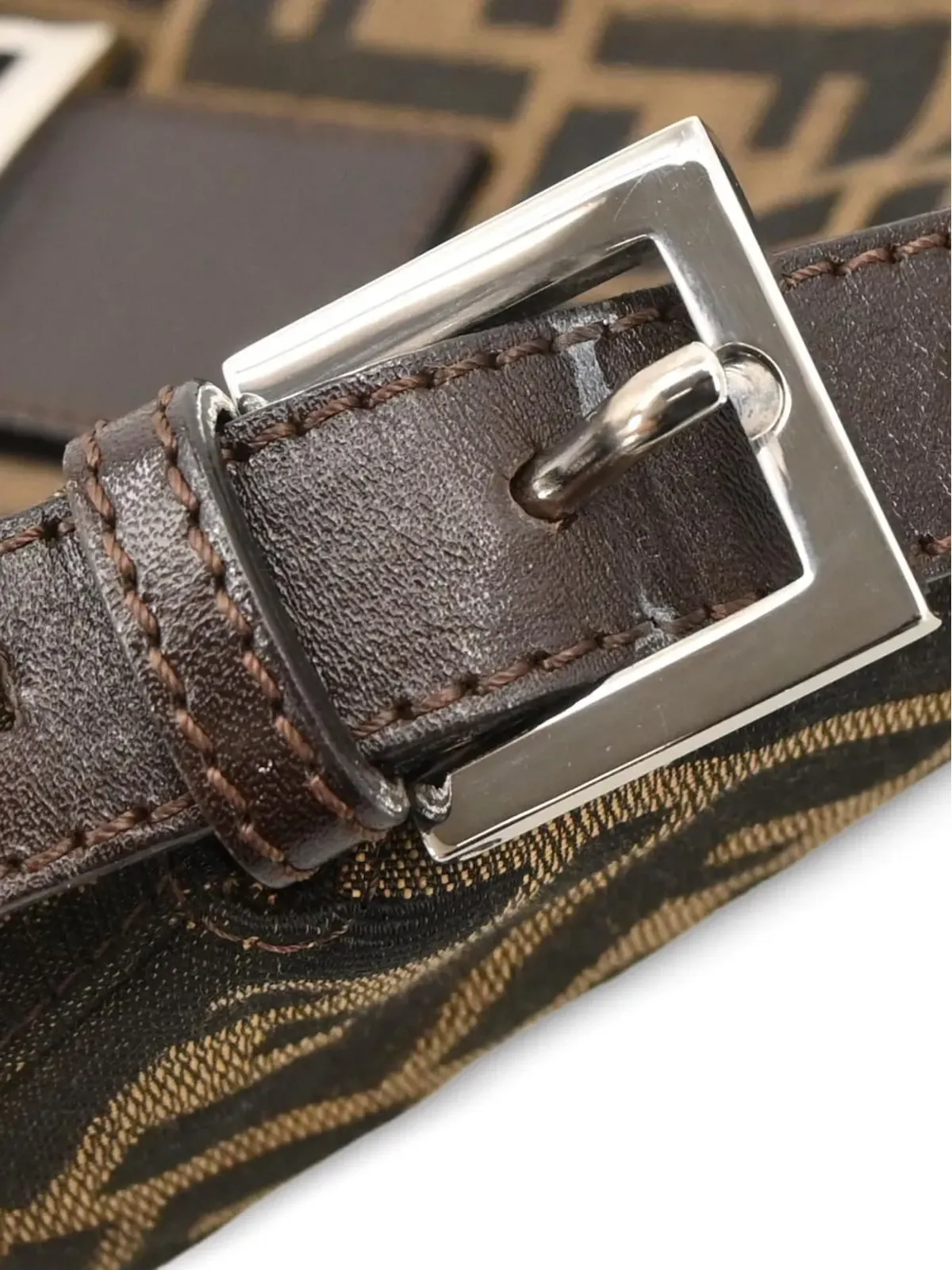 Fendi Pre-Owned 2001 Mamma Baguette ショルダーバッグ ブラウン - 画像4