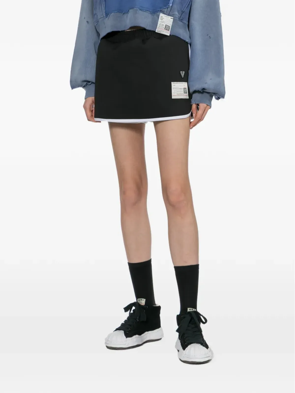 Maison MIHARA YASUHIRO ロゴパッチスコート - 画像3