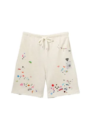 Maison MIHARA YASUHIRO graphic-print embellishment shorts - サムネイル1