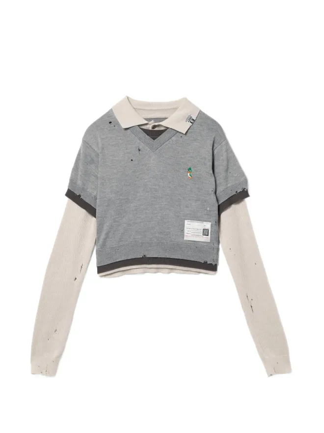 Maison MIHARA YASUHIRO Maison MIHARA YASUHIRO トリプルレイヤードセーターの商品画像