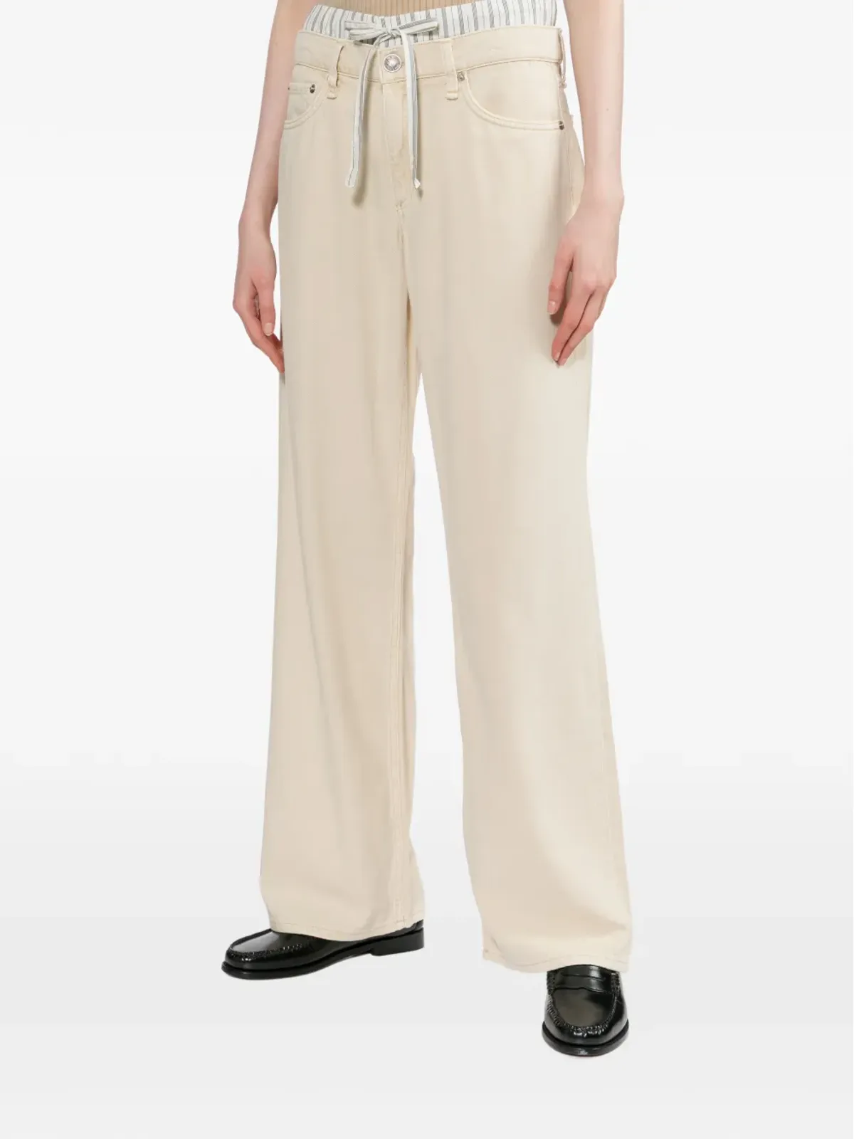 rag & bone ストライプウエストパンツ - 画像5