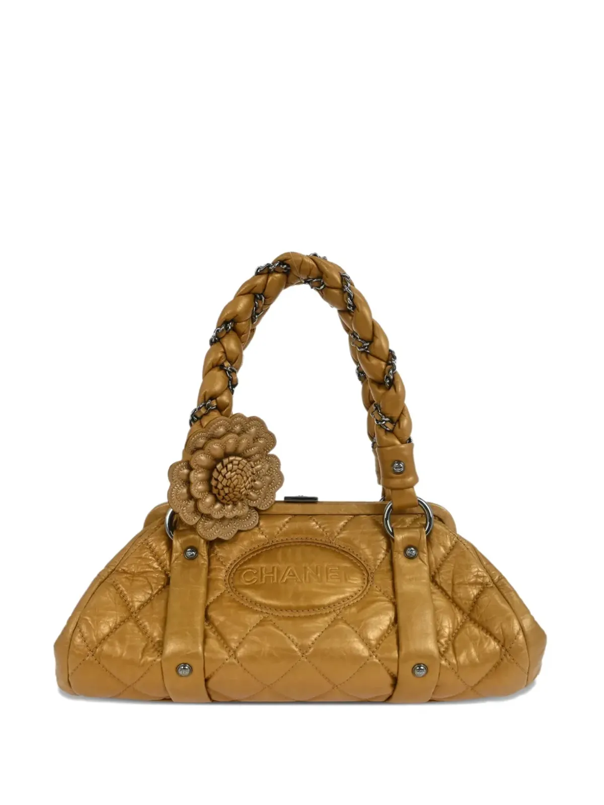 CHANEL Pre-Owned 花モチーフ トートバッグ - 画像1