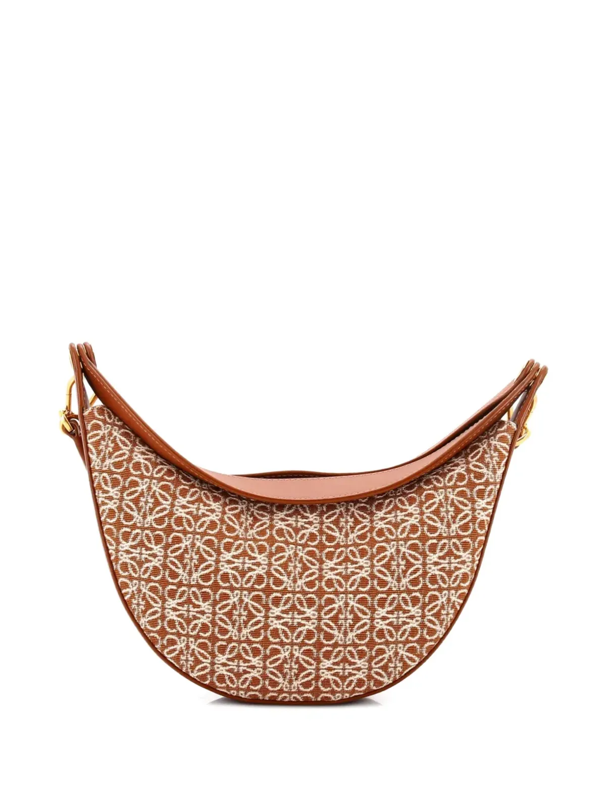 Loewe Pre-Owned Luna Anagram Jacquard hobo bag - Brown - 画像2