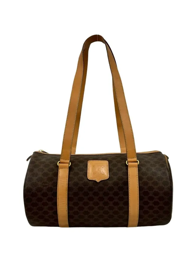 Celine Pre-Owned Celine Pre-Owned 2014 Macadam コーテッドキャンバス ショルダーバッグ - ブラウンの商品画像