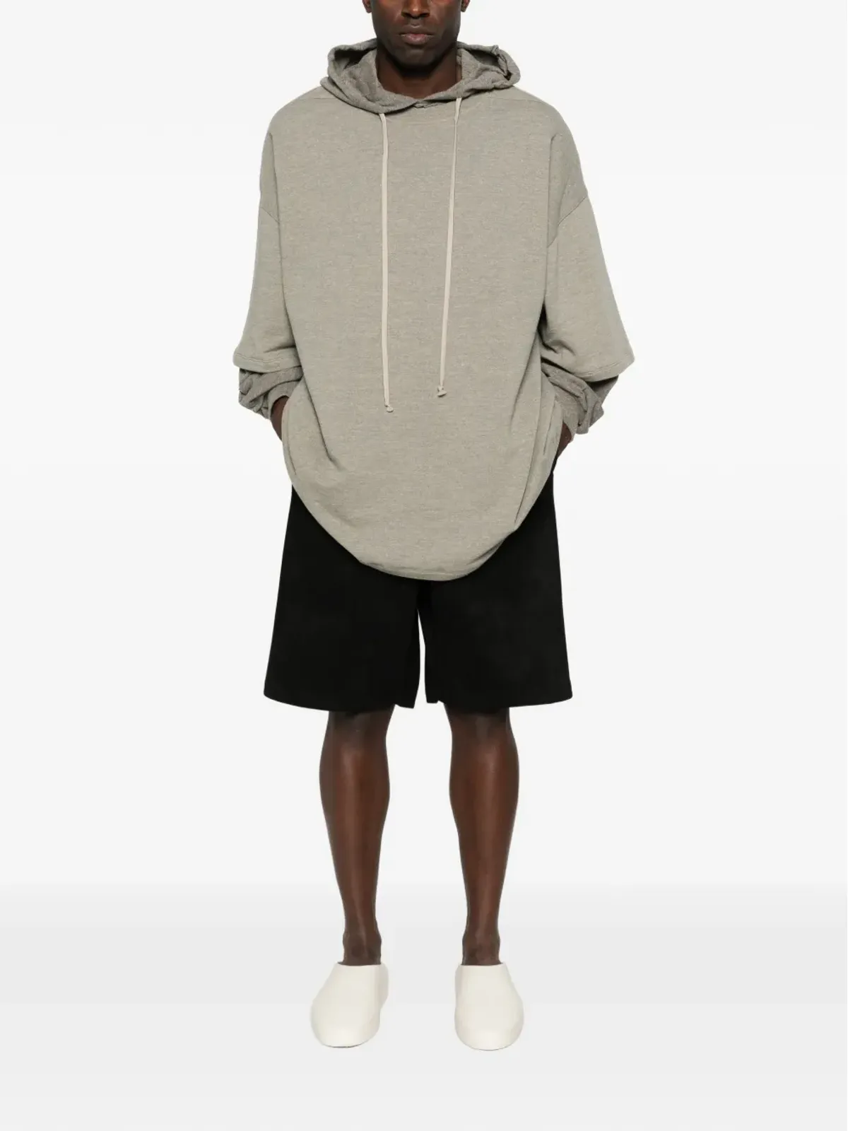 FEAR OF GOD ESSENTIALS ドローストリング ロゴショーツ - 画像2