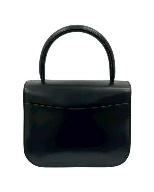 Celine ビンテージ 2009 レザー ロータリング・プラネット トップハンドルバッグ - ブラック - サムネイル3