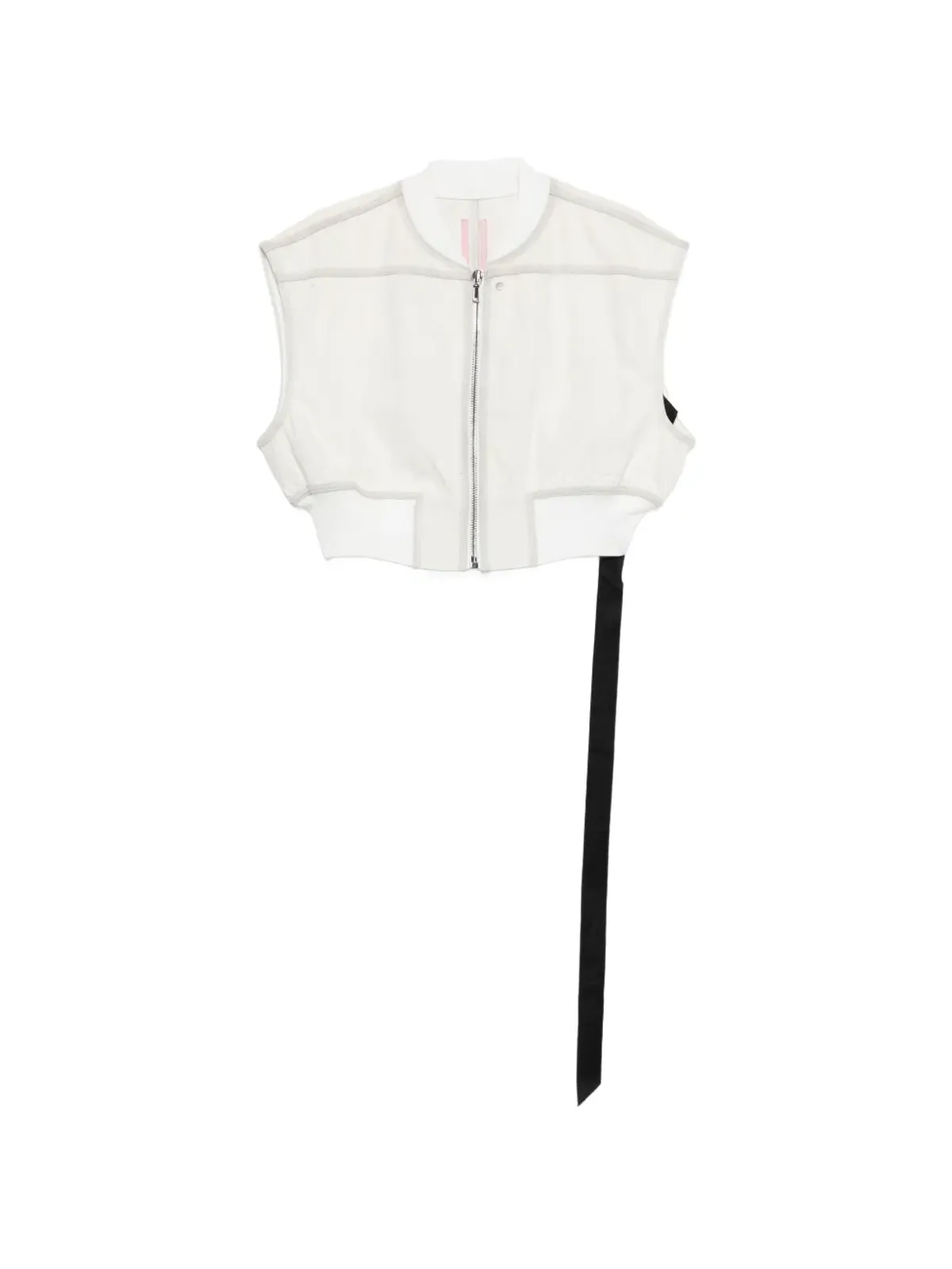 Rick Owens DRKSHDW ジップファスナー付きジレ - 画像1